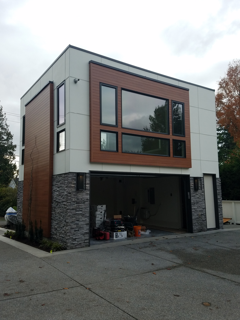 Additional detached garage with loft atop. I wish they built homes that were just a living space above a nice garage... Tough sell for my wife though.